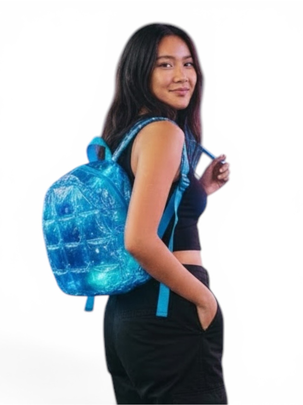 Inflatable Mini Bubble Backpack Y2K Vintage 1990s in Original Packaging